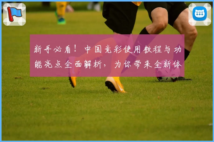 新手必看！中国竞彩使用教程与功能亮点全面解析，为你带来全新体验