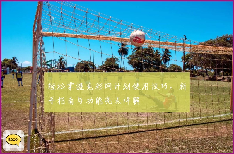 轻松掌握竞彩网计划使用技巧，新手指南与功能亮点详解