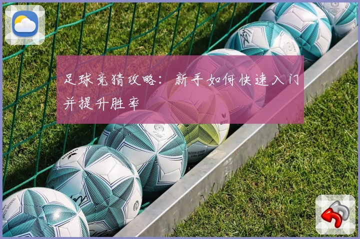 足球竞猜攻略：新手如何快速入门并提升胜率