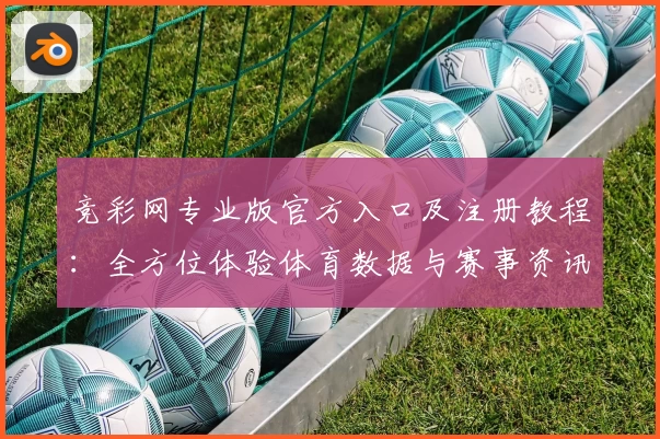 竞彩网专业版官方入口及注册教程：全方位体验体育数据与赛事资讯